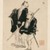  <em>Egoyomi (Two Peasants in Black Coats)</em>, 1790-1795. Color woodblock print on paper, sheet: 3 7/8 x 3 1/8 in. (9.8 x 8 cm). Brooklyn Museum, By exchange, 37.439 (Photo: Brooklyn Museum, 37.439_IMLS_SL2.jpg)