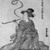 Korinsai ? (Japanese). <em>Egoyomi (Beauty Smoking)</em>, 1785-1790. Color woodblock print on paper, sheet: 5 9/16 x 4 1/2 in. (14.2 x 11.5 cm). Brooklyn Museum, By exchange, 37.440 (Photo: Brooklyn Museum, 37.440_bw_IMLS.jpg)