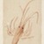  <em>Egoyomi (Lobster)</em>, 1780-1785. Color woodblock print on paper, sheet: 5 5/16 x 3 1/16 in. (13.5 x 7.7 cm). Brooklyn Museum, By exchange, 37.442 (Photo: Brooklyn Museum, 37.442_IMLS_SL2.jpg)