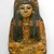  <em>Coffin of the Lady of the House, Weretwahset, Reinscribed for Bensuipet Containing Face Mask and Openwork Body Covering</em>, ca. 1292-1190 B.C.E. Wood, pigment (fragments a, b); Cartonnage, wood (fragment c); Cartonnage (fragment d)
, 37.47Ea-b Box with Lid in place: 25 3/8 x 19 11/16 x 76 3/16 in. (64.5 x 50 x 193.5 cm). Brooklyn Museum, Charles Edwin Wilbour Fund, 37.47Ea-d. Creative Commons-BY (Photo: Brooklyn Museum, 37.47Ec_PS1.jpg)