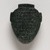  <em>Heart Scarab of Bapu</em>, ca. 1539–1075 B.C.E. Jasper, 1 15/16 × 1 9/16 × 1 in. (4.9 × 4 × 2.5 cm). Brooklyn Museum, Charles Edwin Wilbour Fund, 37.480E. Creative Commons-BY (Photo: Brooklyn Museum, 37.480E_bottom_PS20.jpg)