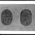  <em>Scarab</em>, ca. 1292–1190 B.C.E. Limestone, 7/8 × 1 5/8 × 2 3/8 in. (2.3 × 4.2 × 6 cm). Brooklyn Museum, Charles Edwin Wilbour Fund, 37.532E. Creative Commons-BY (Photo: , 37.482E_37.532E_GrpA_SL4.jpg)
