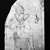  <em>Sketch of Osiris</em>, 305–30 B.C.E. Limestone, pigment, 15 x 7 1/2 x 3 9/16 in. (38.1 x 19 x 9 cm). Brooklyn Museum, Charles Edwin Wilbour Fund, 37.52E. Creative Commons-BY (Photo: Brooklyn Museum, 37.52E_NegB_glass_bw_SL4.jpg)