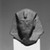  <em>Fragmentary Shabti of Akhenaten</em>, ca. 1352-1336 B.C.E. Quartzite (?), 2 11/16 x 2 13/16 in. (6.8 x 7.2 cm). Brooklyn Museum, Charles Edwin Wilbour Fund, 37.557. Creative Commons-BY (Photo: Brooklyn Museum, 37.557_front_bw.jpg)