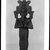  <em>Statuette of Osiris Wearing an Elaborate Crown</em>, 664-332 B.C.E. Bronze, without tang: 5 5/16 x 1 7/8 x 1 1/8 in. (13.5 x 4.8 x 2.8 cm). Brooklyn Museum, Charles Edwin Wilbour Fund, 37.564E. Creative Commons-BY (Photo: Brooklyn Museum, 37.564E_NegA_SL4.jpg)
