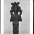  <em>Statuette of Osiris Wearing an Elaborate Crown</em>, 664-332 B.C.E. Bronze, without tang: 5 5/16 x 1 7/8 x 1 1/8 in. (13.5 x 4.8 x 2.8 cm). Brooklyn Museum, Charles Edwin Wilbour Fund, 37.564E. Creative Commons-BY (Photo: Brooklyn Museum, 37.564E_NegB_SL4.jpg)