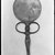  <em>Small Mirror with Handle in Form of Nude Girl</em>, ca. 1292-1190 B.C.E. or later. Bronze, 6 1/4 x 2 11/16 x 1/2 in. (15.9 x 6.9 x 1.2 cm). Brooklyn Museum, Charles Edwin Wilbour Fund, 37.636E. Creative Commons-BY (Photo: Brooklyn Museum, 37.636E_NegC_SL4.jpg)