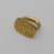  <em>Signet Ring</em>, ca. 664-404 B.C.E. Gold, 11/16 × 1 × 7/8 in. (1.8 × 2.5 × 2.2 cm). Brooklyn Museum, Charles Edwin Wilbour Fund, 37.734E. Creative Commons-BY (Photo: Brooklyn Museum, 37.734E_PS6.jpg)