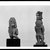  <em>Bes Amulet</em>, 664-332 B.C.E. Faience, 3 5/8 × 1 1/8 × 11/16 in. (9.2 × 2.9 × 1.8 cm). Brooklyn Museum, Charles Edwin Wilbour Fund, 37.925E. Creative Commons-BY (Photo: , 37.887E_37.925E_37.997E_GrpB_SL4.jpg)