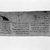  <em>Long Narrow Linen Strip Inscribed with Chapter from the Book of the Dead</em>, 664-332 B.C.E. (possibly). Linen, pigment, 3 9/16 x 40 9/16 in. (9 x 103 cm). Brooklyn Museum, Charles Edwin Wilbour Fund, 37.902E. Creative Commons-BY (Photo: Brooklyn Museum, 37.902E_NegB_glass_bw_SL4.jpg)