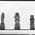  <em>Amulet of Pataikos</em>, 664-332 B.C.E. Faience, 1 7/16 × 5/8 × 1/2 in. (3.6 × 1.6 × 1.2 cm). Brooklyn Museum, Charles Edwin Wilbour Fund, 37.989E. Creative Commons-BY (Photo: , 37.911E_37.989E_37.1094E_GrpB_SL4.jpg)