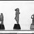  <em>Small Statuette of Khonsu</em>. Faience, 1 3/4 x 9/16 x 9/16 in. (4.5 x 1.4 x 1.5 cm). Brooklyn Museum, Charles Edwin Wilbour Fund, 37.940E. Creative Commons-BY (Photo: , 37.935E_37.940E_37.962E_GrpA_SL4.jpg)