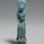  <em>Figure of Sekhmet Seated</em>, 305-30 B.C.E. Faience, 3 7/8 x 1 x 1 9/16 in. (9.9 x 2.5 x 4 cm). Brooklyn Museum, Charles Edwin Wilbour Fund, 37.944E. Creative Commons-BY (Photo: Brooklyn Museum, 37.944E_front_PS2.jpg)