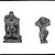  <em>Shu Amulet</em>, 664-30 B.C.E. Faience, 2 9/16 × 1 1/2 × 1 1/4 in. (6.5 × 3.8 × 3.1 cm). Brooklyn Museum, Charles Edwin Wilbour Fund, 37.953E. Creative Commons-BY (Photo: , 37.949E_37.953E_GrpC_SL4.jpg)