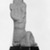 <em>Figure of Shu</em>, ca. 1070.-653 B.C.E. Faience, 1 3/4 × 7/8 × 3/4 in. (4.5 × 2.2 × 1.9 cm). Brooklyn Museum, Charles Edwin Wilbour Fund, 37.954E. Creative Commons-BY (Photo: Brooklyn Museum, 37.954E_GRP-A_glass_bw_SL1.jpg)