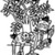 Nazca. <em>Mantle ("The Paracas Textile")</em>, 100-300 C.E. Cotton, camelid fiber, 24 5/8 × 58 11/16 in. (62.5 × 149 cm). Brooklyn Museum, John Thomas Underwood Memorial Fund, 38.121 (Photo: Brooklyn Museum, 38.121_border_figure03_sketch.jpg)
