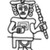 Nasca. <em>Mantle ("The Paracas Textile")</em>, 100-300 C.E. Cotton, camelid fiber, 24 5/8 × 58 11/16 in. (62.5 × 149 cm). Brooklyn Museum, John Thomas Underwood Memorial Fund, 38.121 (Photo: Brooklyn Museum, 38.121_border_figure07_sketch.jpg)