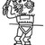 Nazca. <em>Mantle ("The Paracas Textile")</em>, 100-300 C.E. Cotton, camelid fiber, 24 5/8 × 58 11/16 in. (62.5 × 149 cm). Brooklyn Museum, John Thomas Underwood Memorial Fund, 38.121 (Photo: Brooklyn Museum, 38.121_border_figure25_sketch.jpg)