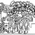 Nazca. <em>Mantle ("The Paracas Textile")</em>, 100-300 C.E. Cotton, camelid fiber, 24 5/8 × 58 11/16 in. (62.5 × 149 cm). Brooklyn Museum, John Thomas Underwood Memorial Fund, 38.121 (Photo: Brooklyn Museum, 38.121_border_figure26_sketch.jpg)