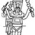 Nasca. <em>Mantle ("The Paracas Textile")</em>, 100-300 C.E. Cotton, camelid fiber, 24 5/8 × 58 11/16 in. (62.5 × 149 cm). Brooklyn Museum, John Thomas Underwood Memorial Fund, 38.121 (Photo: Brooklyn Museum, 38.121_border_figure49_front_sketch.jpg)