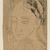 Pablo Picasso (Spanish, 1881-1973). <em>Buste de Jeune Femme</em>, 1906. Woodcut on wove paper pasted down on heavy rag board, Sheet: 22 1/8 x 18 1/8 in. (56.2 x 46 cm). Brooklyn Museum, 38.132. © artist or artist's estate (Photo: Brooklyn Museum, 38.132_PS2.jpg)