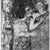 Emil Nolde (German, 1867-1956). <em>Woman, Man, Servant (Frau, Mann, Diener)</em>, 1918. Etching with stipple and tonal effects on wove paper, Image (Plate): 10 1/4 x 8 5/8 in. (26 x 21.9 cm). Brooklyn Museum, Brooklyn Museum Collection, 38.215 (Photo: Brooklyn Museum, 38.215_bw_IMLS.jpg)