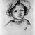 Pierre-Auguste Renoir (French, 1841-1919). <em>Child's Head (Tête d'enfant)</em>, ca. 1893. Lithograph on China paper, 11 1/8 x 9 1/8 in. (28.2 x 23.2 cm). Brooklyn Museum, Charles Stewart Smith Memorial Fund, 38.370 (Photo: Brooklyn Museum, 38.370_bw.jpg)