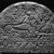 Nubian. <em>Stela of Hori</em>, ca. 1292–1190 B.C.E. Sandstone, 19 3/16 x 14 x 3 in., 47.5 lb. (48.8 x 35.6 x 7.6 cm, 21.55kg). Brooklyn Museum, Gift of the Egypt Exploration Society, 38.544. Creative Commons-BY (Photo: Brooklyn Museum, 38.544_negE_bw_IMLS.jpg)