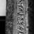 Nubian. <em>Stela of Hori</em>, ca. 1292–1190 B.C.E. Sandstone, 19 3/16 x 14 x 3 in., 47.5 lb. (48.8 x 35.6 x 7.6 cm, 21.55kg). Brooklyn Museum, Gift of the Egypt Exploration Society, 38.544. Creative Commons-BY (Photo: Brooklyn Museum, 38.544_negM_bw_IMLS.jpg)