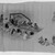  <em>Ezo Shima Kikan, 3 of a set of three scrolls</em>, ca 1840. Ink on paper, braid silk, 10 7/16 x 193 5/16 in. (26.5 x 491 cm). Brooklyn Museum, A. Augustus Healy Fund, 38.648 (Photo: Brooklyn Museum, 38.648_detail4_acetate_bw.jpg)