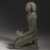 <em>Kneeling Statuette of Pepy I</em>, ca. 2338-2298 B.C.E. Greywacke, alabaster, obsidian, copper, 6 x 1 13/16 x 3 9/16 in. (15.2 x 4.6 x 9 cm). Brooklyn Museum, Charles Edwin Wilbour Fund, 39.121. Creative Commons-BY (Photo: Brooklyn Museum, 39.121_profile_PS6.jpg)