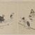 Katsushika Hokusai (Japanese, 1760-1849). <em>Drawings</em>, 1615-1867. Ink with reddish wash on cream colored paper, 8 1/8 x 11 7/16 in. (20.7 x 29 cm). Brooklyn Museum, By exchange, 39.359 (Photo: Brooklyn Museum, 39.359_IMLS_PS3.jpg)