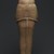 Nubian. <em>Shabty of Taharqa</em>, ca. 690-664 B.C.E. Ankerite, 15 1/2 x 5 1/4 x 3 1/4 in. (39.4 x 13.3 x 8.3 cm). Brooklyn Museum, By exchange, 39.3. Creative Commons-BY (Photo: Brooklyn Museum, 39.3_back_PS2.jpg)