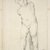 Paul Cézanne (French, 1839-1906). <em>Study from a Statuette of a Cupid (Étude de l'Amour plâtre); Verso: Drapery Study</em>, ca. 1890. Graphite on laid paper, 19 1/4 x 12 3/4 in. (48.9 x 32.4 cm). Brooklyn Museum, Frank L. Babbott Fund, 39.623a-b (Photo: Brooklyn Museum, 39.623a-b_SL1.jpg)