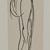 Abraham Walkowitz (American, born Russia, 1878-1965). <em>Dancer -- Five Line Drawings</em>, n.d. Pen and ink on paper, Sheet (a): 6 3/4 x 2 1/16 in. (17.1 x 5.2 cm). Brooklyn Museum, Gift of the artist, 39.644a-e (Photo: Brooklyn Museum, 39.644d_PS20.jpg)