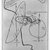 Alexander Calder (American, 1898-1976). <em>Composition No. 2</em>, 1935. Drypoint on laid paper, Sheet: 10 1/2 x 7 3/4 in. (26.7 x 19.7 cm). Brooklyn Museum, Brooklyn Museum Collection, 39.662.2. © artist or artist's estate (Photo: Brooklyn Museum, 39.662.2_bw.jpg)