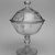 American. <em>Compote (Maggie Mitchell & Fanny Davenport)</em>, ca. 1883. Glass, 12 1/2 x 7 3/4 x 7 3/4 in. (31.8 x 19.7 x 19.7 cm). Brooklyn Museum, Gift of Mrs. William Greig Walker by subscription, 40.252a-b. Creative Commons-BY (Photo: Brooklyn Museum, 40.252a-b_bw.jpg)