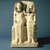  <em>Pair Statue of Nebsen and Nebet-ta</em>, ca. 1400-1352 B.C.E. Limestone, pigment, 15 7/8 x 8 9/16 x 9 1/4 in. (40.4 x 21.8 x 23.5 cm). Brooklyn Museum, Charles Edwin Wilbour Fund, 40.523. Creative Commons-BY (Photo: Brooklyn Museum, 40.523_view1_SL1.jpg)