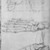 Eastman Johnson (American, 1824-1906). <em>Anatomy Sketchbook</em>, 1849. Graphite on beige, medium weight, slightly textured laid paper, Sketchbook: 17 1/8 x 11 1/16 x 3/8 in. (43.5 x 28.1 x 1 cm). Brooklyn Museum, Gift of Albert Duveen, 40.61 (Photo: Brooklyn Museum, 40.61_page01_detail_bw_IMLS.jpg)
