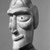 Rapanui. <em>Standing Figure (Moai Kavakava)</em>, ca. 1880. Wood, shell or bone, obsidian, 26 x 5 1/8 x 4 3/4 in.  (66 x 13 x 12 cm). Brooklyn Museum, Ella C. Woodward Memorial Fund, 40.918. Creative Commons-BY (Photo: Brooklyn Museum, 40.918_threequarter_acetate_bw.jpg)