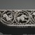 Coptic. <em>Top of an Arch with a Nymph Riding a Sea Monster</em>, 5th-6th century C.E. Limestone, pigment, 18 1/8 x 31 1/8 x 14 3/8 in. (46 x 79 x 36.5 cm). Brooklyn Museum, Charles Edwin Wilbour Fund, 41.1226. Creative Commons-BY (Photo: Brooklyn Museum, 41.1266_PS2.jpg)