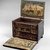  <em>Writing Cabinet (Escritorio)</em>, late 18th-early 19th century. Wood, leather, pigments, and iron fittings, 21 x 21 x 13 in. (53.3 x 53.3 x 33 cm). Brooklyn Museum, Museum Expedition 1941, Frank L. Babbott Fund, 41.1275.167. Creative Commons-BY (Photo: Brooklyn Museum, 41.1275.167_SL3.jpg)