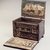  <em>Writing Cabinet (Escritorio)</em>, late 18th-early 19th century. Wood, leather, pigments, and iron fittings, 21 x 21 x 13 in. (53.3 x 53.3 x 33 cm). Brooklyn Museum, Museum Expedition 1941, Frank L. Babbott Fund, 41.1275.167. Creative Commons-BY (Photo: Brooklyn Museum, 41.1275.167_transp1488.jpg)
