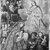 Circle of Mauricio García. <em>The Virgin of Mercy with Three Saints</em>, mid-18th century. Oil on canvas, 37 5/8 x 26 5/8 in.  (95.6 x 67.6 cm). Brooklyn Museum, Museum Expedition 1941, Frank L. Babbott Fund, 41.1275.181 (Photo: , 41.1275.181_bw.jpg)