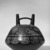 Nasca. <em>Double Spout and Bridge Bottle</em>, circa 600 C.E. Ceramic, pigment, 8 x 8 x 8 in. (20.3 x 20.3 x 20.3 cm). Brooklyn Museum, Henry L. Batterman Fund, 41.426. Creative Commons-BY (Photo: Brooklyn Museum, 41.426_acetate_bw.jpg)