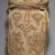 Paracas Ocucaje. <em>False Head for Burial Bundle or Mummy Mask</em>, 100 B.C.E. - 1 C.E. Cotton, pigments, 13 1/2 x 7 1/4 x 3 in. (34.3 x 18.4 x 7.6 cm). Brooklyn Museum, Henry L. Batterman Fund, 41.428. Creative Commons-BY (Photo: Brooklyn Museum, 41.428_PS6.jpg)