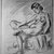 John Sloan (American, 1871-1951). <em>Nude on Chair, Legs Crossed</em>, ca. 1926-1938. Sanguine conte crayon on cream, thin, smooth wove paper, Sheet: 13 7/8 x 9 5/16 in. (35.2 x 23.7 cm). Brooklyn Museum, Dick S. Ramsay Fund, 41.440. © artist or artist's estate (Photo: Brooklyn Museum, 41.440_acetate_bw.jpg)