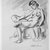 John Sloan (American, 1871-1951). <em>Nude on Chair, Legs Crossed</em>, ca. 1926-1938. Sanguine conte crayon on cream, thin, smooth wove paper, Sheet: 13 7/8 x 9 5/16 in. (35.2 x 23.7 cm). Brooklyn Museum, Dick S. Ramsay Fund, 41.440. © artist or artist's estate (Photo: Brooklyn Museum, 41.440_bw_IMLS.jpg)