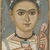 Brooklyn Painter (active Fayum, Egypt, A.D. 200-A.D.250). <em>Boy with a Floral Garland in His Hair</em>, ca. 200-230 C.E. Wood (European linden - Tilia europaea, lime), tempera, 11 3/4 x 7 13/16 x 3/8 in. (29.9 x 19.8 x 0.9 cm). Brooklyn Museum, Charles Edwin Wilbour Fund, 41.848 (Photo: Brooklyn Museum, 41.848_SL1.jpg)