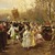 Luis Alvarez Catalá (Spanish, 1836-1901). <em>The Carnival</em>, 1886. Oil on linen, 20 3/4 x 40 3/8 in. (52.7 x 102.6 cm). Brooklyn Museum, Gift of Mrs. William E. S. Griswold in memory of her father, John Sloane, 41.980.61 (Photo: Brooklyn Museum, 41.980.61_detail_SL4.jpg)